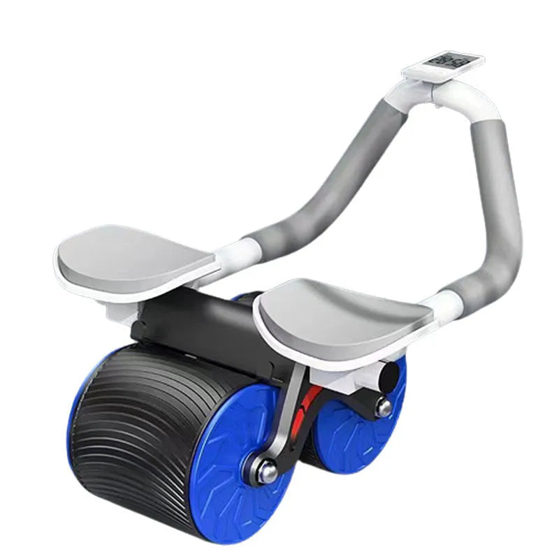 Automatic rebound abdominal wheel with 10cm wide ABS PVC construction beside lock edge NBR yoga mat