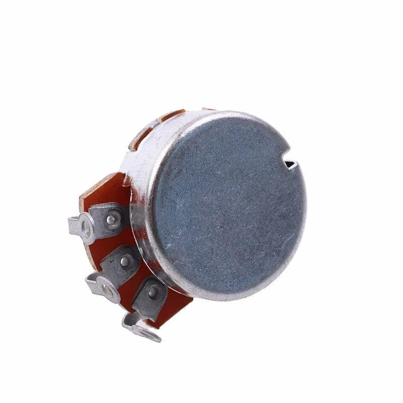 Metal electric guitar potentiometer knob with resistance value markings