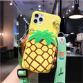 Cartoon camouflage silicone wallet case for Huawei phones in various colours, showing card slots.