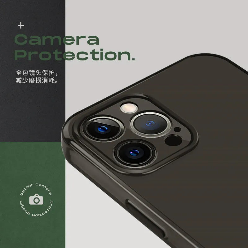 Black TPU phone case for Apple iPhone showing protective shell design with Mars Ticket colour option