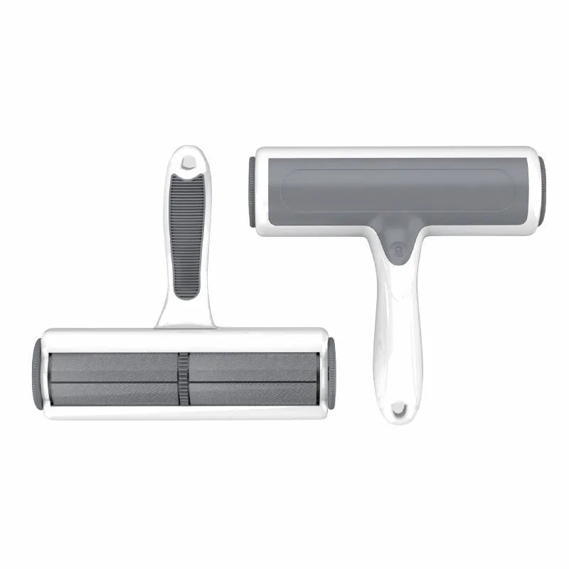 Pet sofa lint roller with automatic cleaning brush in green, blue or grey colour