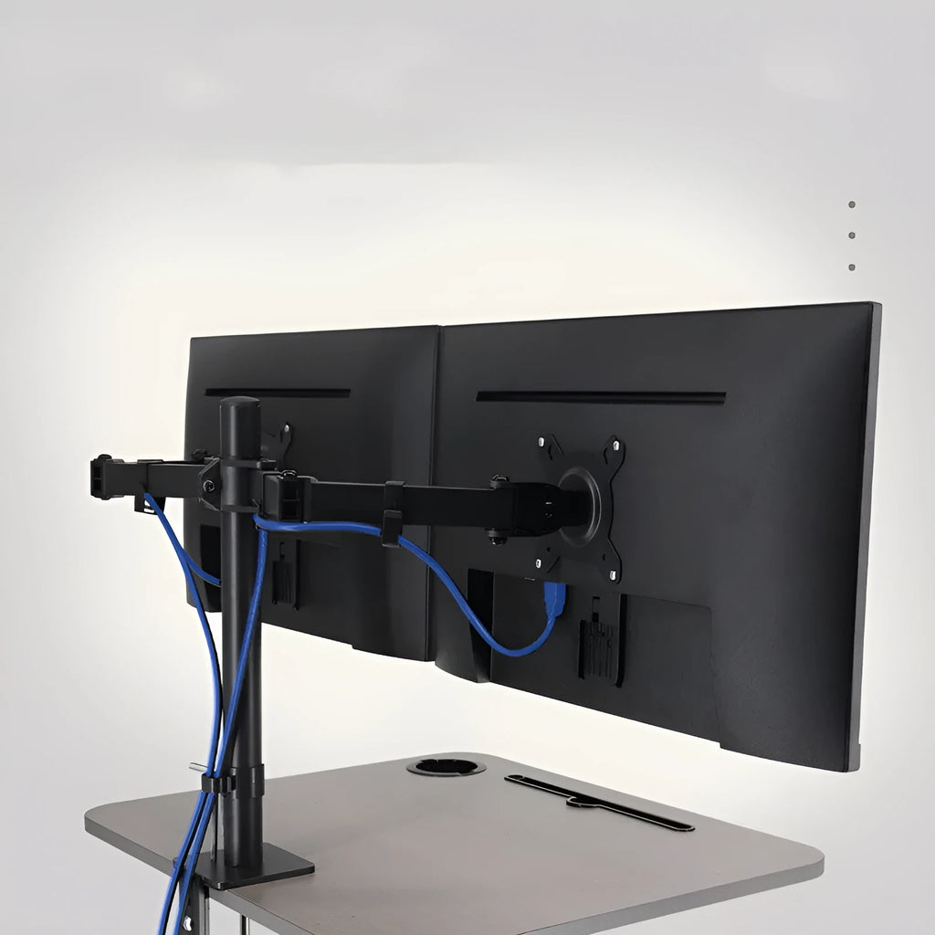 Computer lifting rotating display bracket made from SPCC cold rolled steel for 13-32 inch monitors