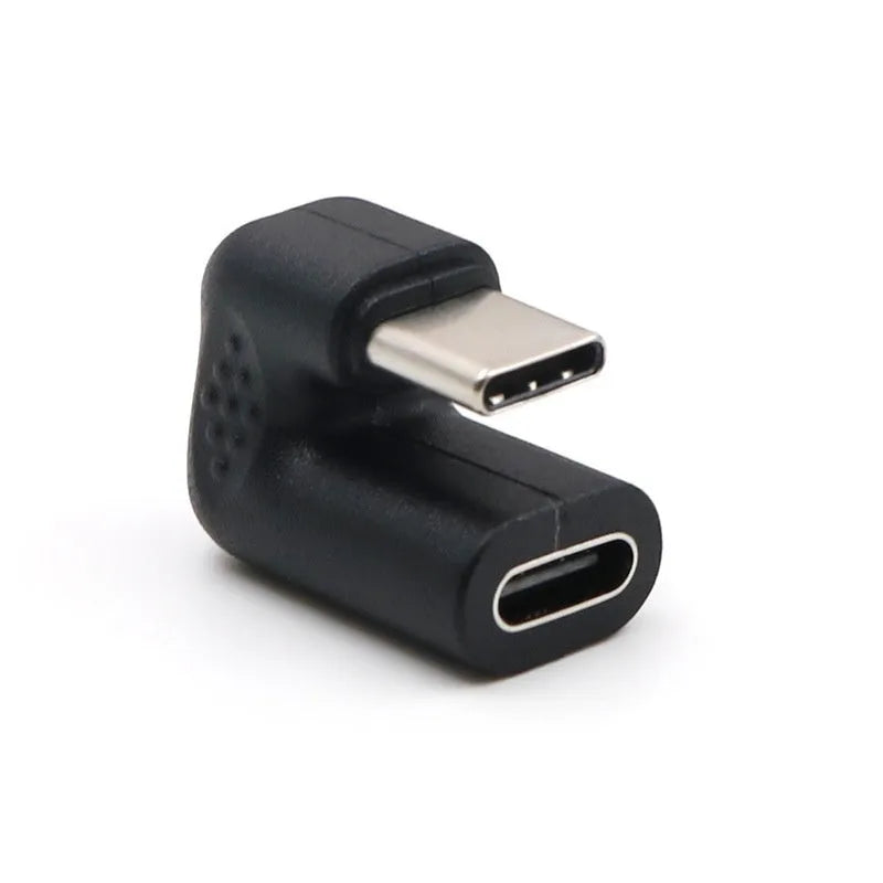 Plastic male to female adapter extension cable with U-bend design for mobile device charging