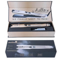 Mini steam splint spray hair straightener in three colour options for curling and straightening styles