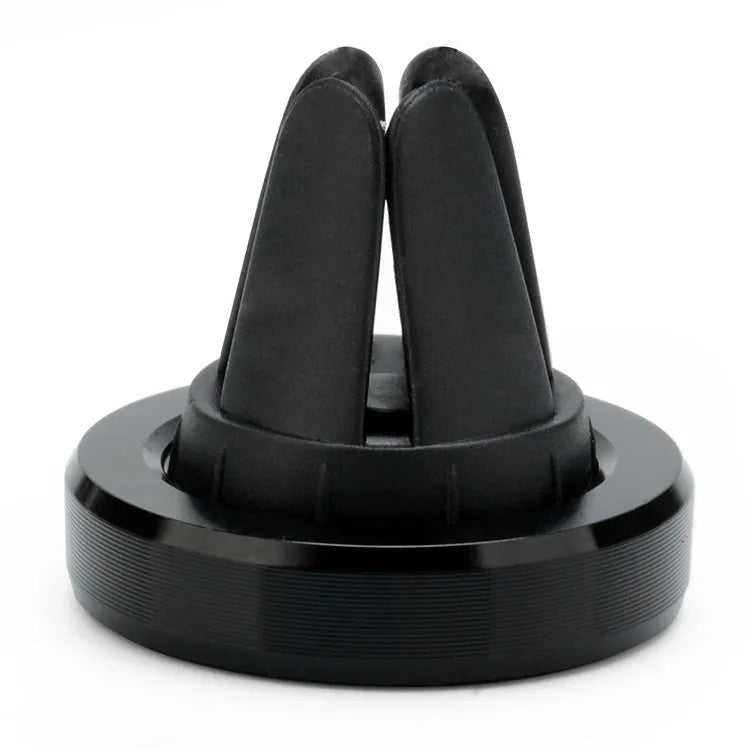 Magnetic car air vent phone holder in five colour options with 33.5x30mm mounting plate