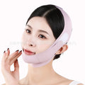 Small V face shaping mask in purple or green graphene colours for facial lifting and tightening