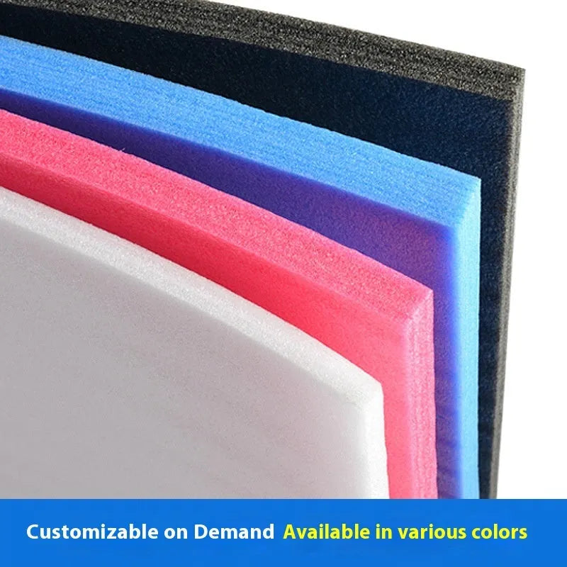 Large white rectangular high density EPE pearl cotton foam board sheet for packaging and crafts