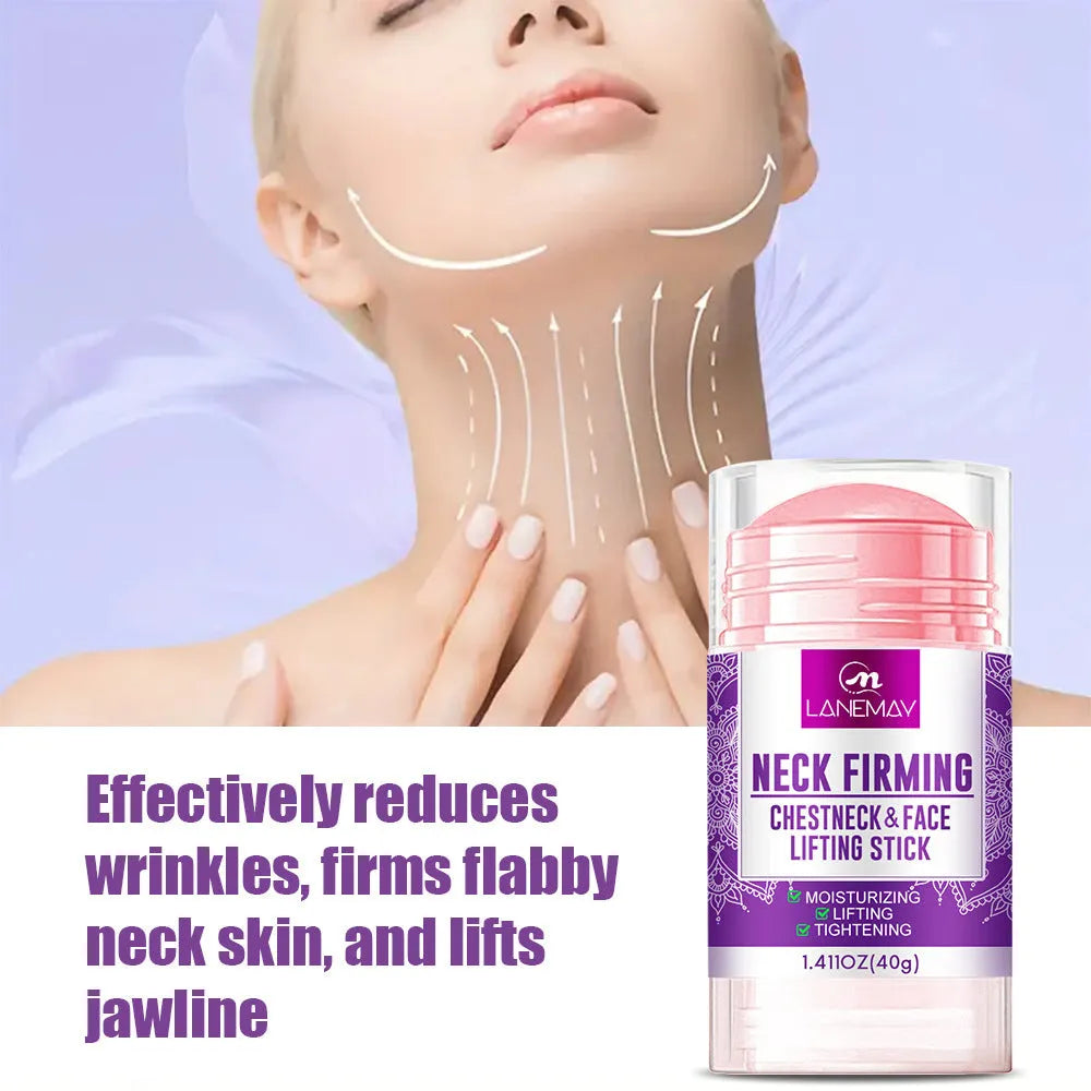 40g bottle of anti-wrinkle neck firming cream for moisturising and brightening skin