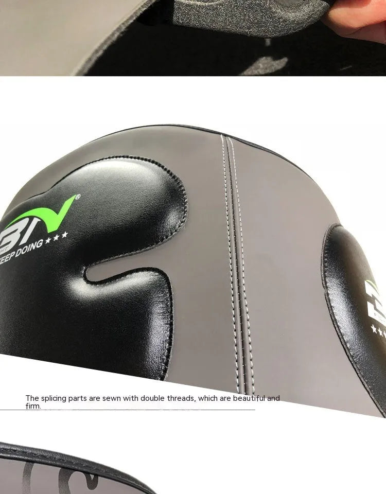 Sanda boxing breast protection target training gear for martial arts in dark grey or khaki colour