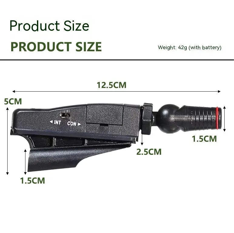 Golf putter laser aiming instrument accessory with four style configuration options