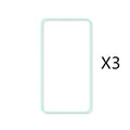 Luminous tempered glass screen protector for iPhone glowing in dark with full coverage design