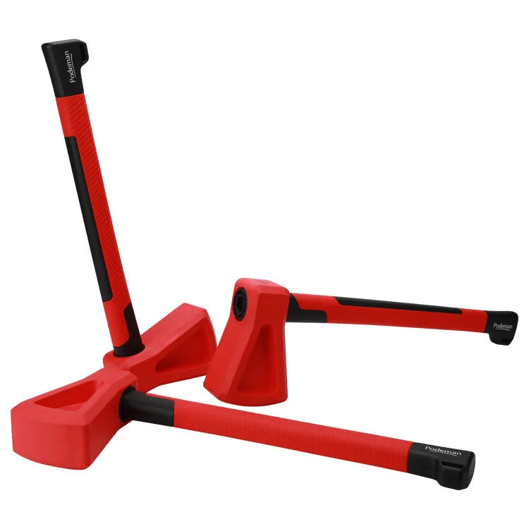 Red plastic home fitness axe muscle trainer for functional exercise