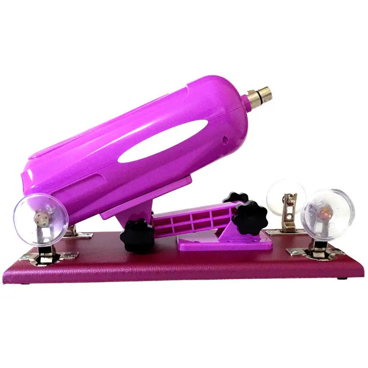 Purple automatic telescopic thrusting tool for women, 37cm long
