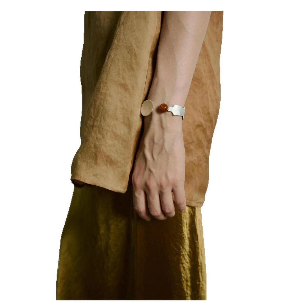 Round spoon stewed pork jewellery set with alloy ring and bracelet featuring diamond shape