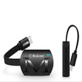 Black USB smart phone TV dongle with HDMI connector for 1080p screen sharing