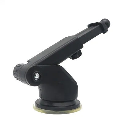 Universal car navigation bracket with telescopic rod for dashboard mounting