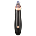 Electric blackhead remover device with four nozzle attachments in different colours