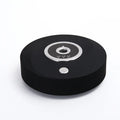 USB car aromatherapy machine in black, grey or white with anti-slip pad for dashboard mounting