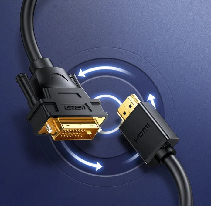HDMI adapter cable for laptop to external display connection, shown in multiple available lengths.