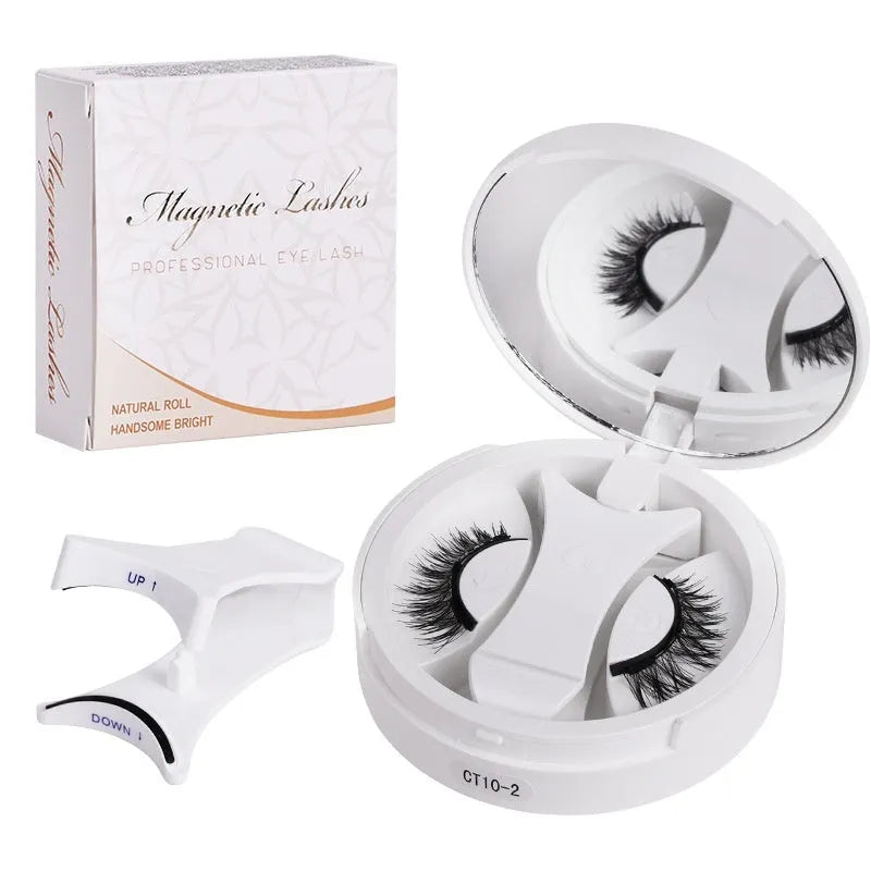 CT10 portable magnetic false eyelashes with integrated soap holder compartment
