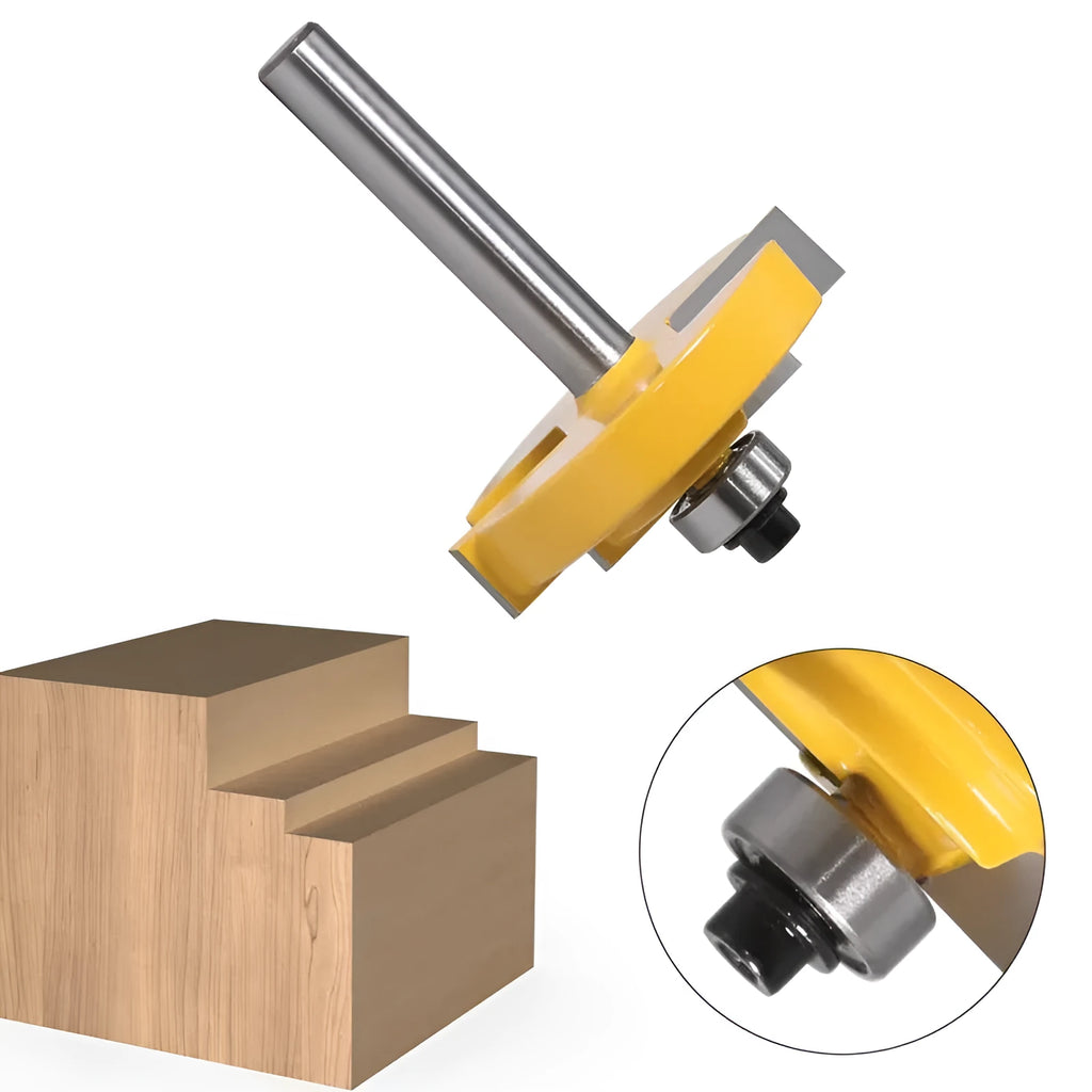 Carbide step knife cutter with 8mm shank for door and window woodworking