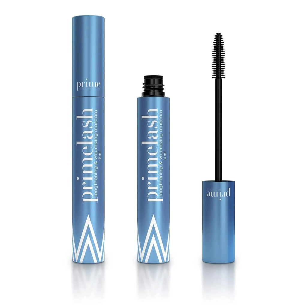 Black eyelash brush and comb beauty tool for makeup application and lash grooming