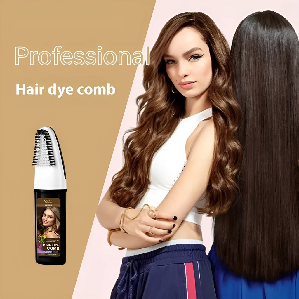 200ml hair dye colour cream containers in brown, wine red, and dark brown shades