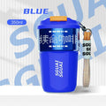 Japanese-style portable stainless steel coffee cup in blue, grey, orange, white, or purple