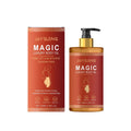 A 100ml bottle of body oil containing glycerin, vitamin E, rose hip, and sweet almond oils.