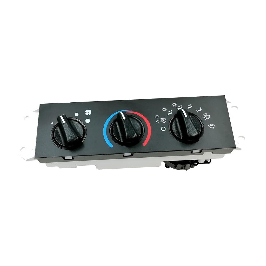 Black automotive air conditioning control panel for Jeep Wrangler 2005-2006 OE 55056558AA