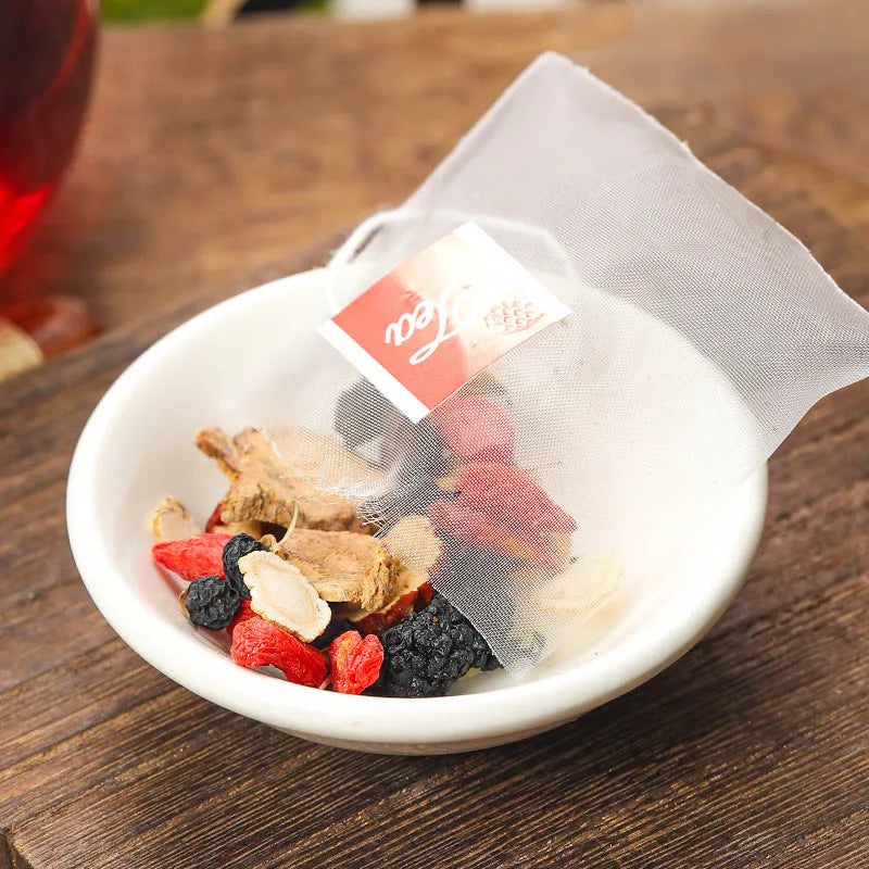 Pack of Ginseng Black Wolfberry Tea showing 40 individual tea sachets, total weight 200g.