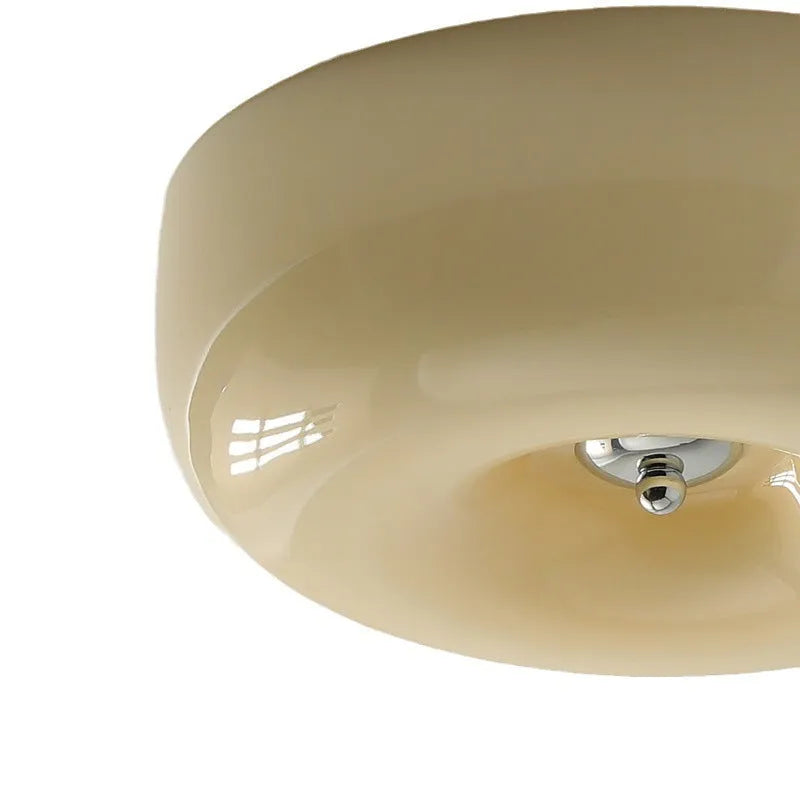 American-style bedroom ceiling light with three-colour settings in cream or white finish