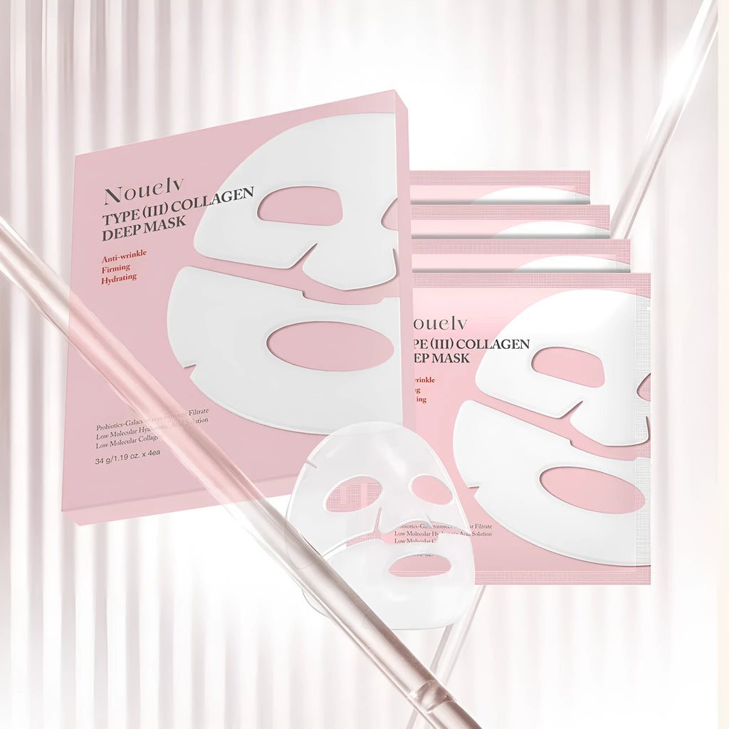 Collagen layered patch face mask four-piece box for multiple skin types