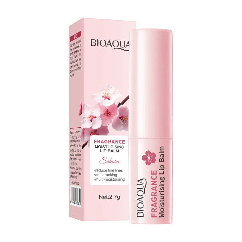 Anti-chapped moisturising lipstick in a choice of hyaluronic acid, vitamin E, UV protection, and flavoured variants