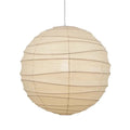 Japanese rice paper ball chandelier in 30cm and 45cm diameter options for living room lighting