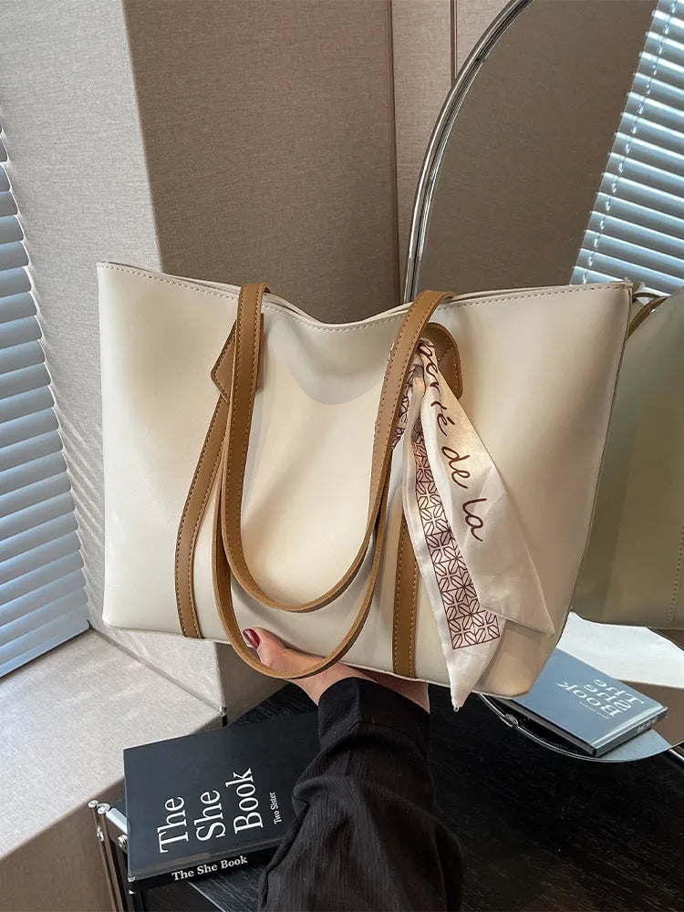 Large casual bucket tote bag with crossbody strap in multiple colour options