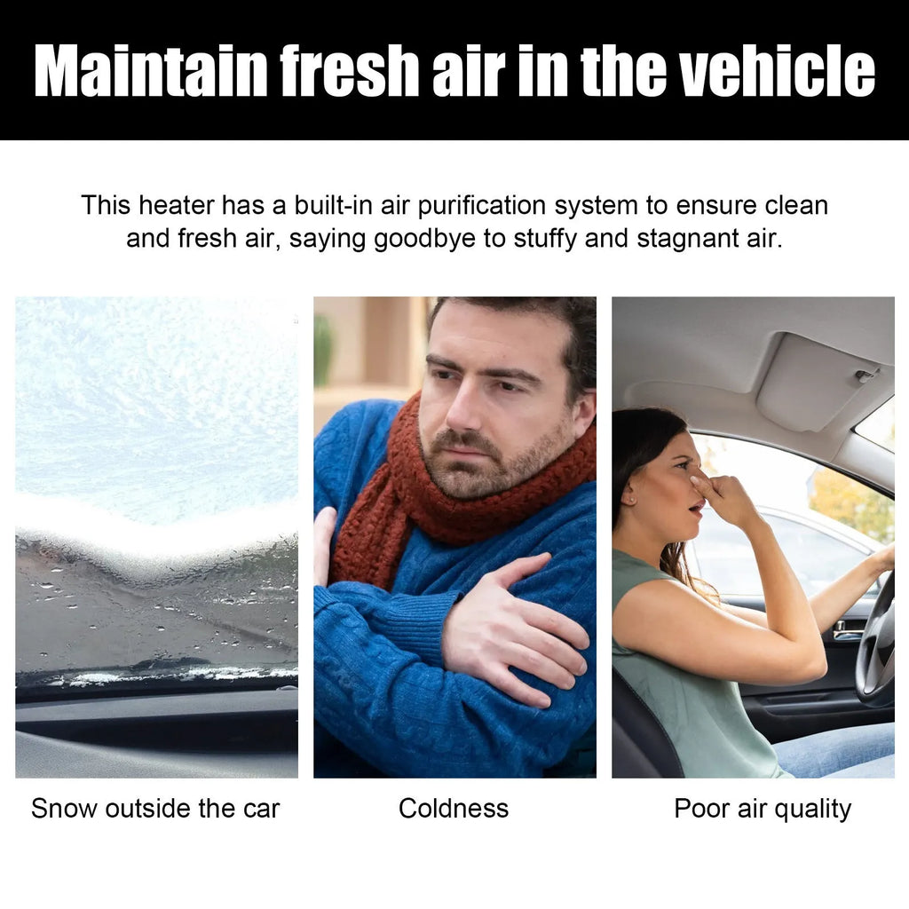 Portable miniature vibration radiator in black colour for car dashboard heat dissipation