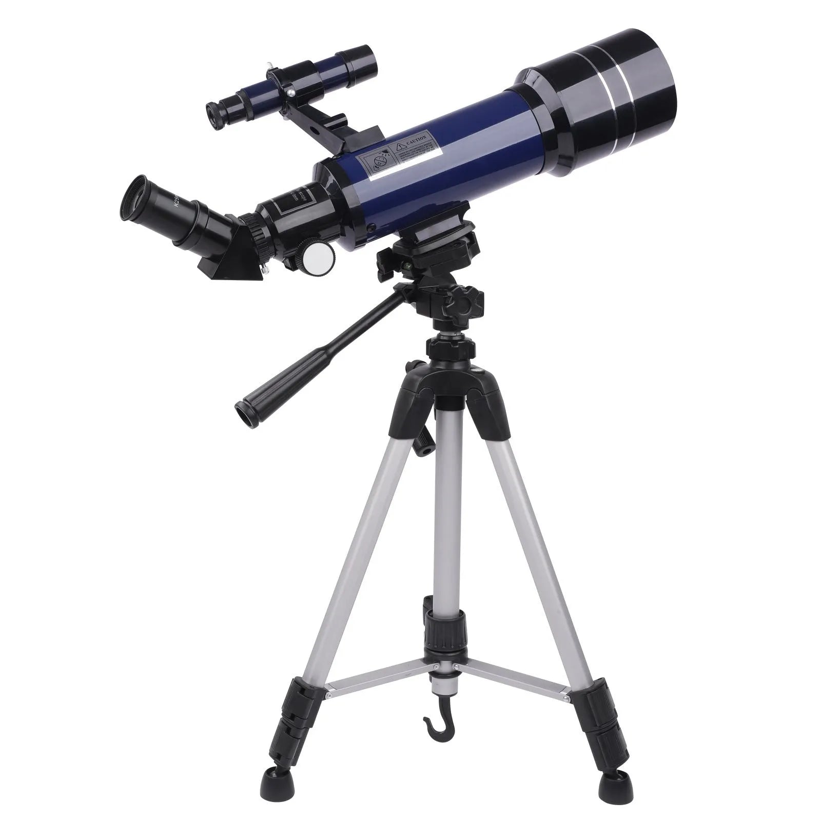 Dark blue monocular astronomical telescope with tripod for children's stargazing