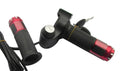 Electric vehicle handlebar replacement section in blue, red, silver or yellow colours with 5-core wiring