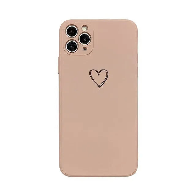 Silicone back cover phone case for Apple iPhone in multiple colour options.