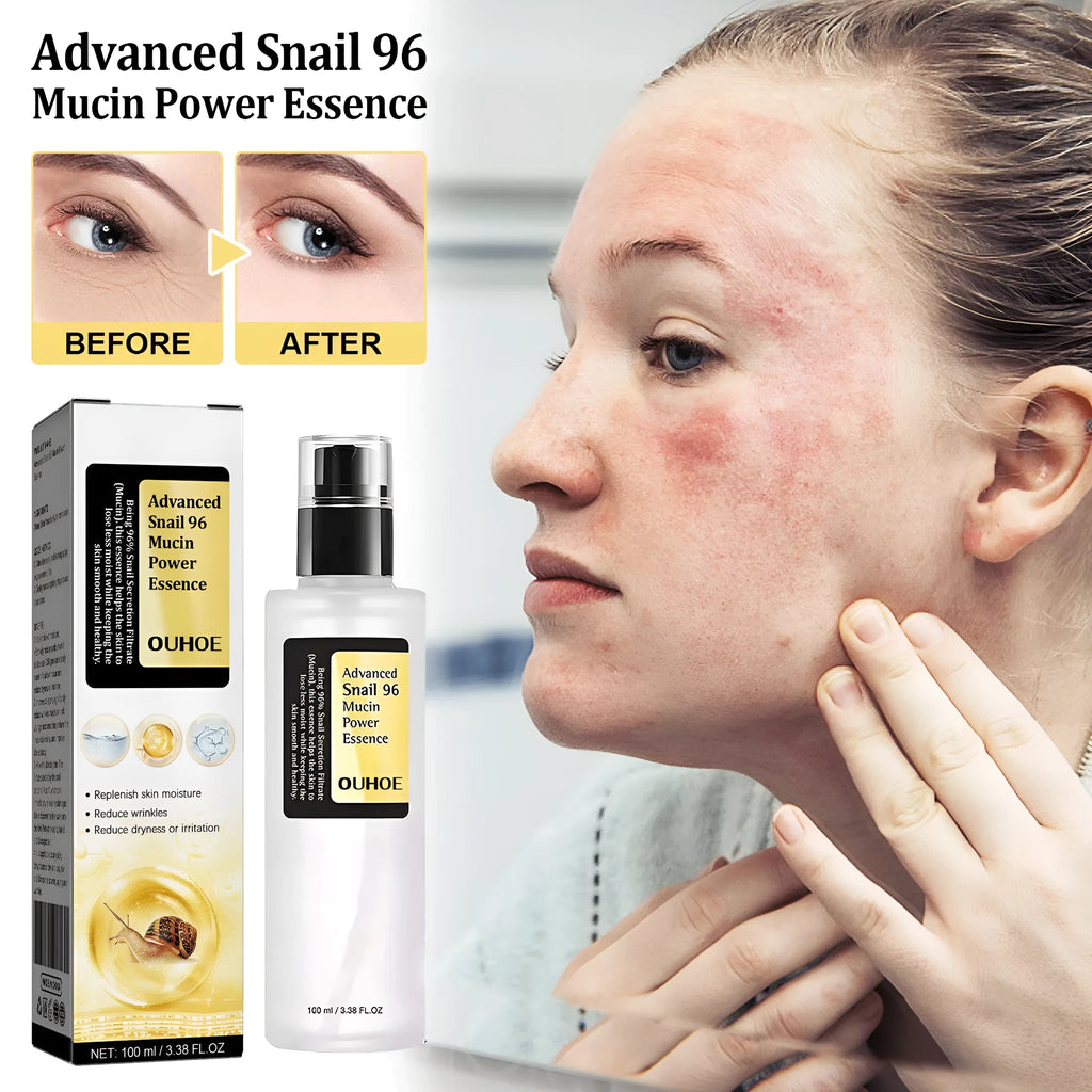 100ml Snail Serum Collagen Facial Serum Original bottle with hydrating brightening nourishing firming softening properties