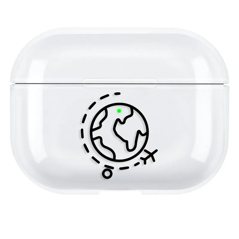 Solid colour PC protective shell cover for Apple AirPods Pro 3 charging case