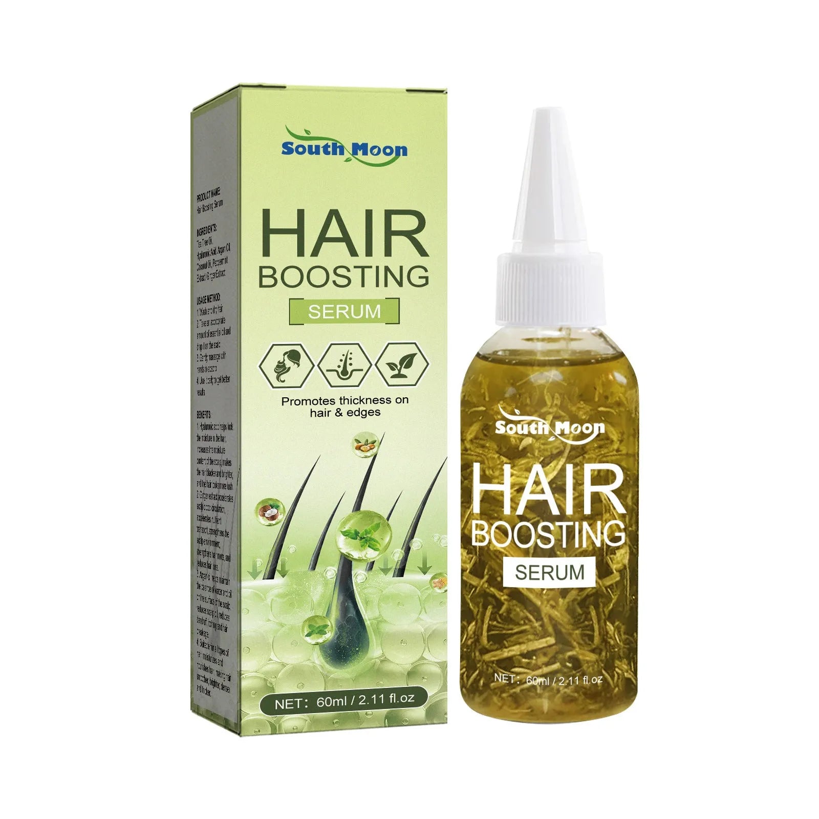 60ml hair care essential oil bottle for anti-fall repair and dry hair treatment