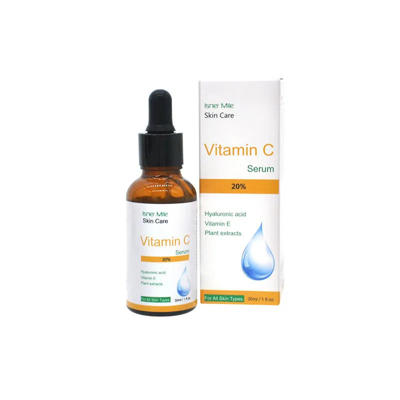 30ml bottle of Vitamin C essence serum for brightening uneven and dull skin