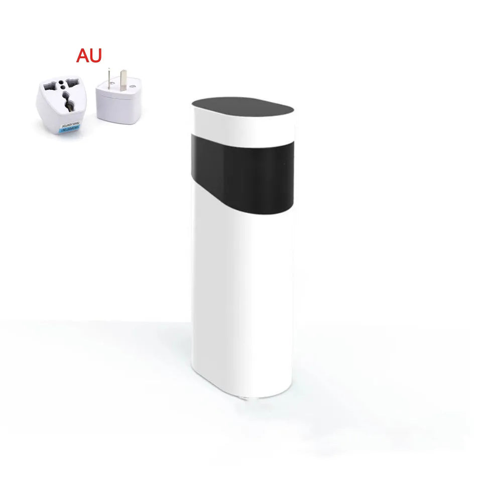 Desktop instant water dispenser with temperature control settings and compact design