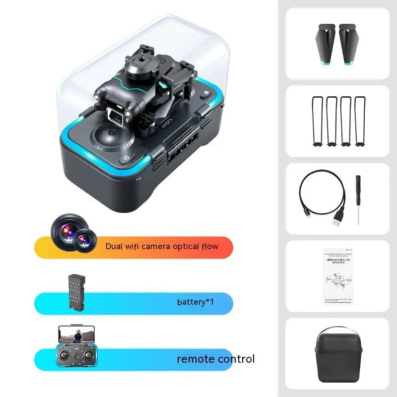 Black S96 four-axis drone with obstacle avoidance for aerial photography training