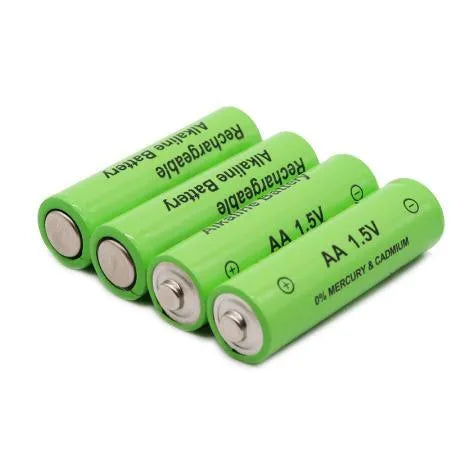 Industrial grade alkaline rechargeable AA battery with 3000mAh capacity and 1.5V output