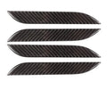 Carbon fibre door handle protection stickers for Tesla Model S with adhesive backing