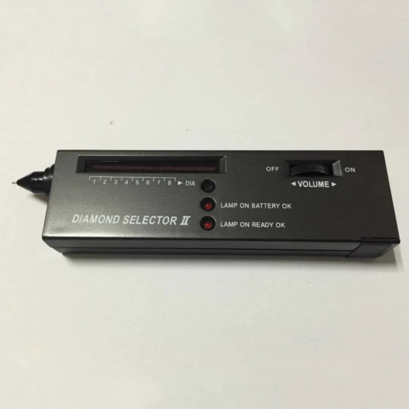 Black second generation thermal conductivity tester for diamond identification with metal probe