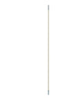Flexible 600mm long dryer vent and chimney cleaning brush with nylon bristles.